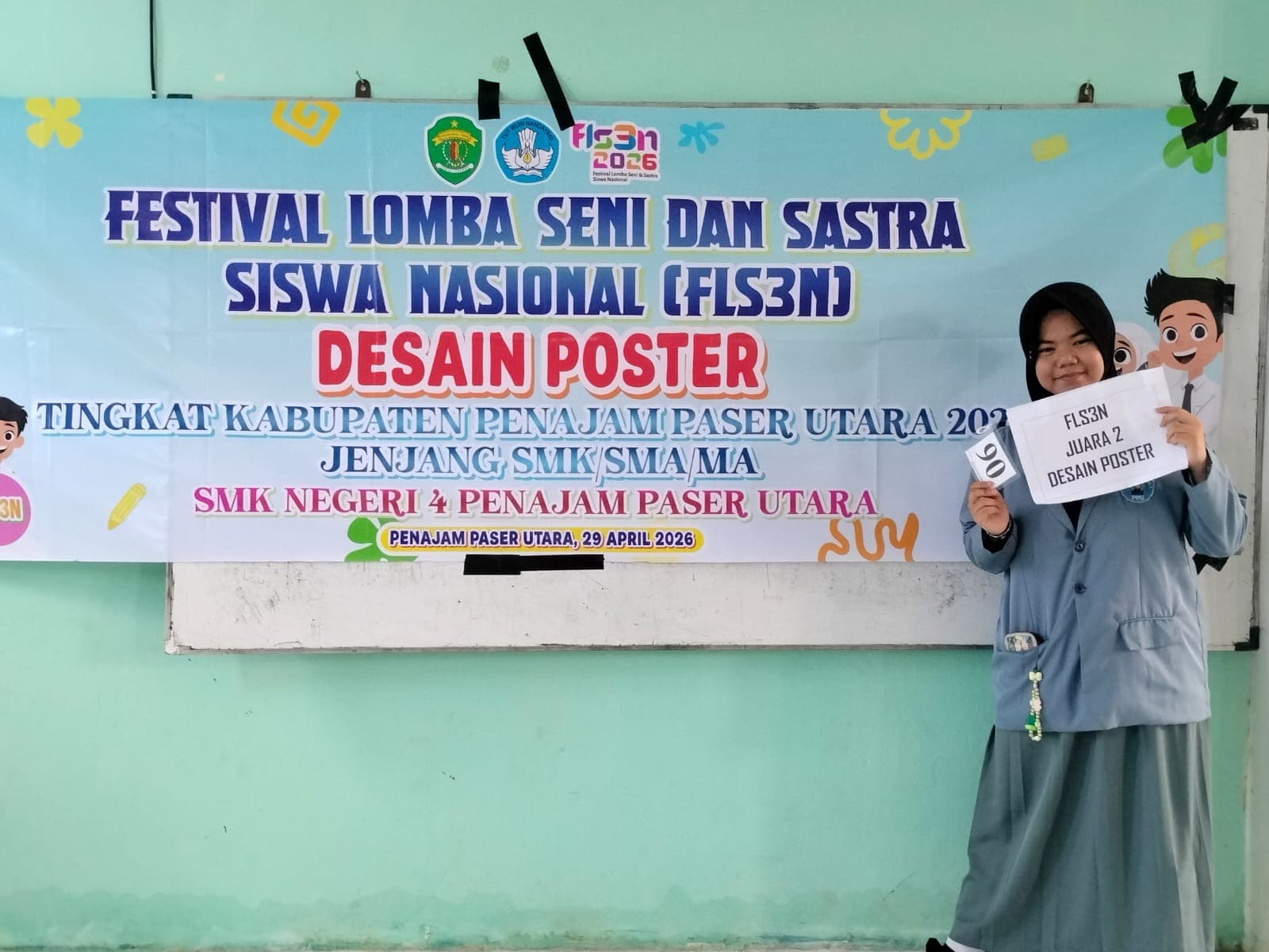 FL2SN TAHUN 2026 | SMK MUTU MENYABET JUARA DUA DESAIGN POSTER